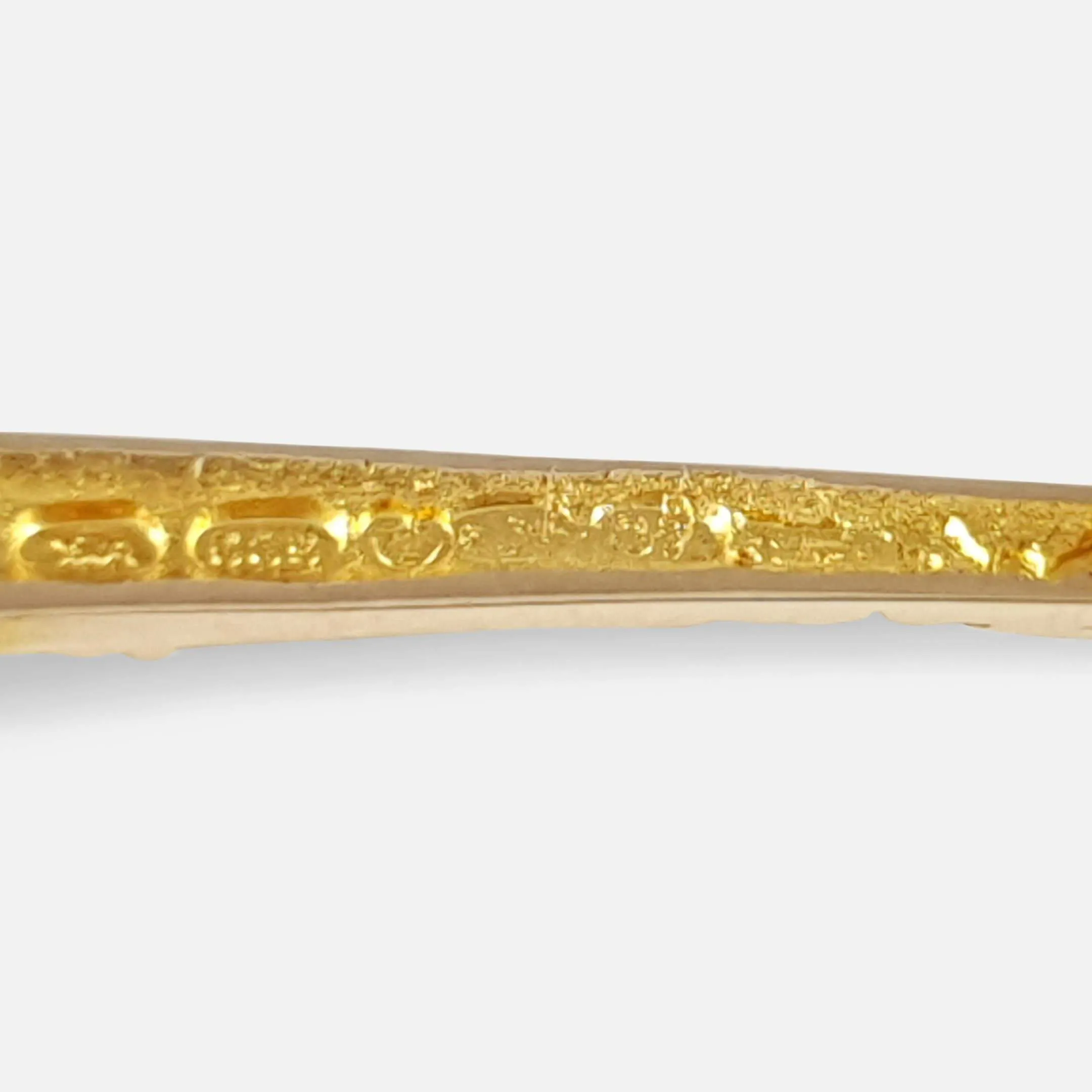 14ct Gold and Pearl Modernist Brooch by Lapponia