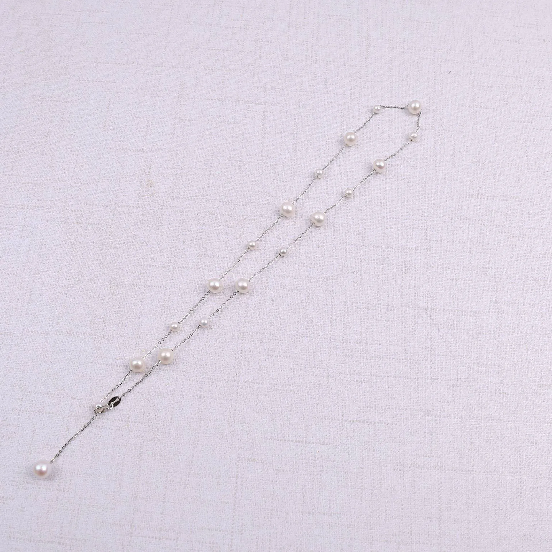 6-7mm Jessica 18k Gold Freshwater Pearl Necklace