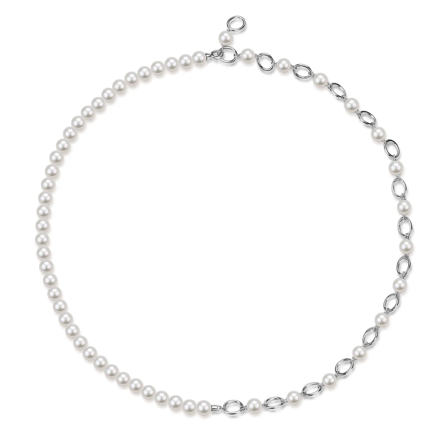 8.5-9.5mm Freshwater Pearl Spliced Necklace