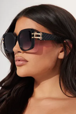 Always Arriving Late Sunglasses - Black