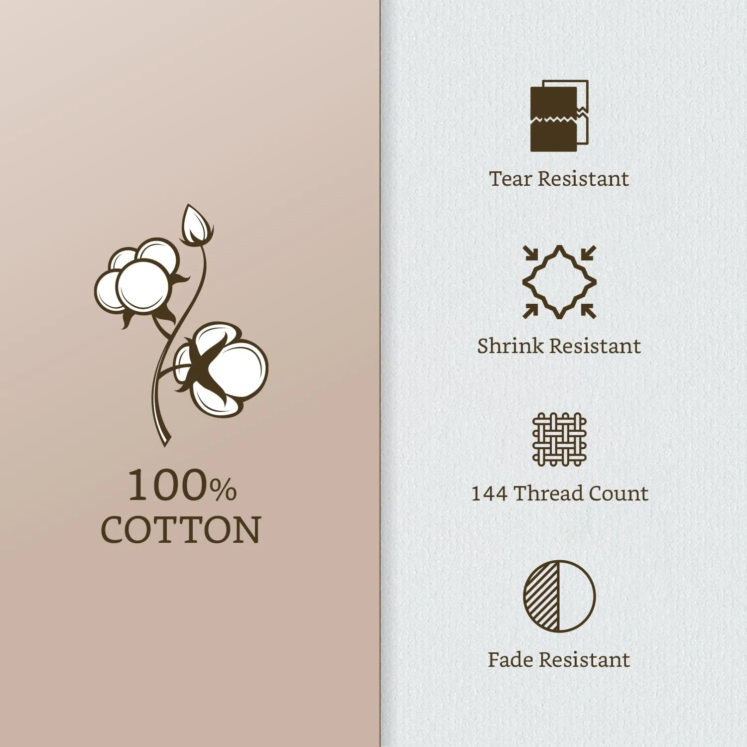 Amazon Brand - Solimo Rosy Dreams 144 TC 100% Cotton Single Bedsheet with One Pillow Cover, Soft and Smooth (Geometric, Pink)