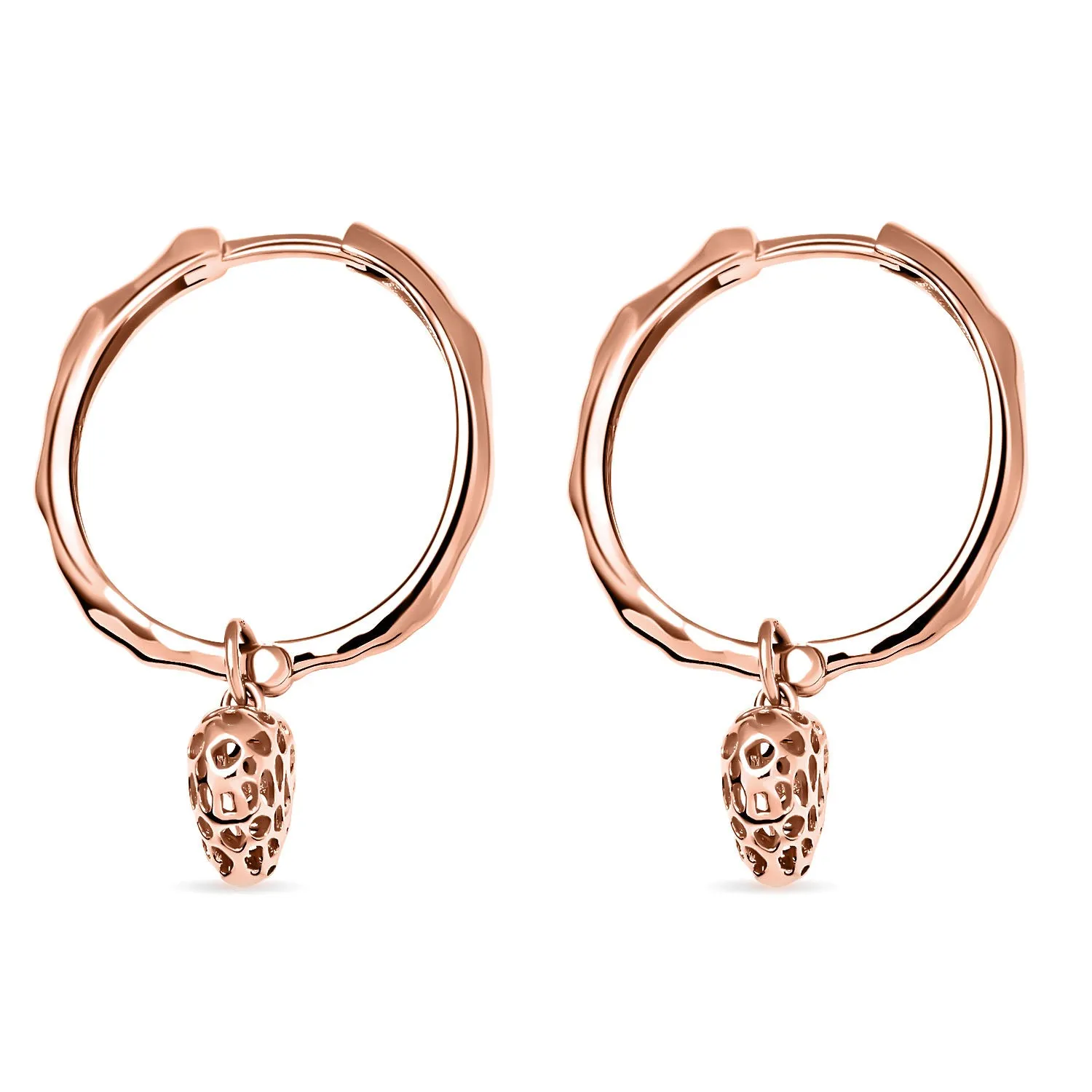 Amore Heart Hoop Earrings