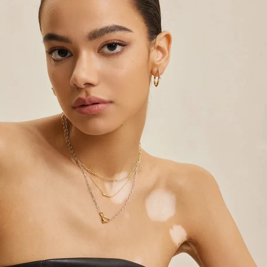 Ania Haie Silver Arrow Link Chunky Chain Necklace N049-04T