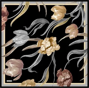 Armine Lori Floral Silk Scarf No. 40