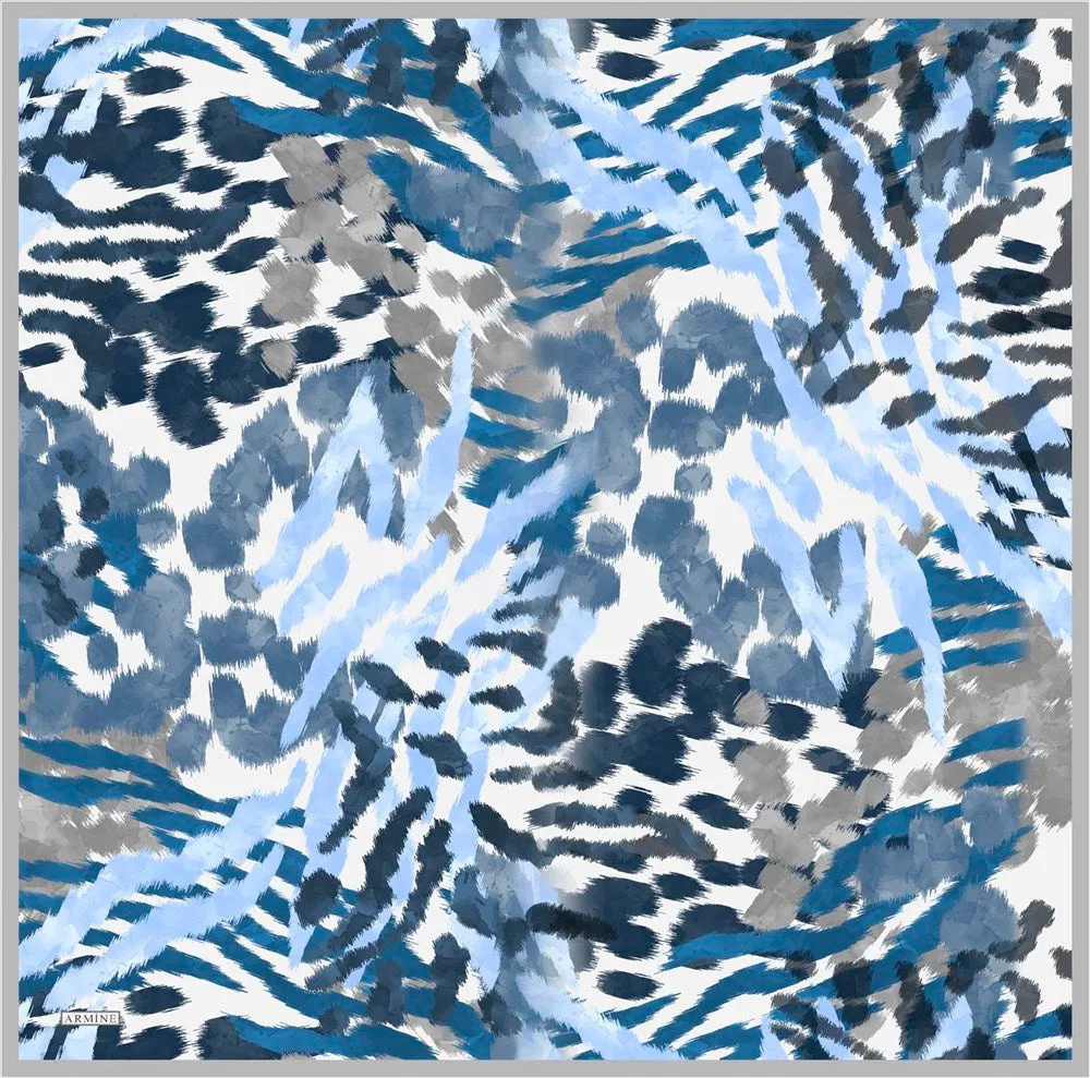 Armine Vibrant Safari Silk Scarf No. 5