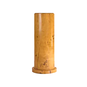 Art Deco Wood Plinth | Burl Wood Furniture