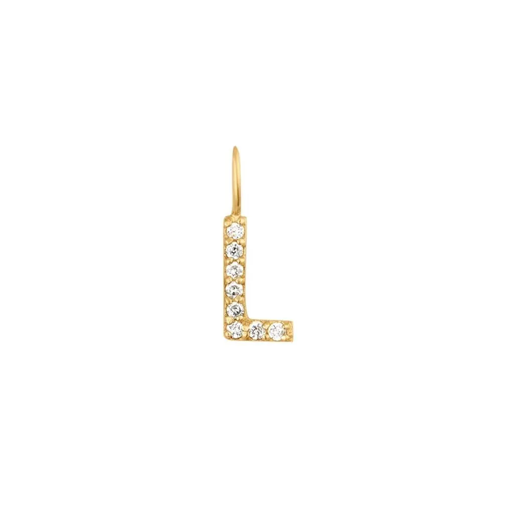 Aurelie Gi Diamond L Initial Charm