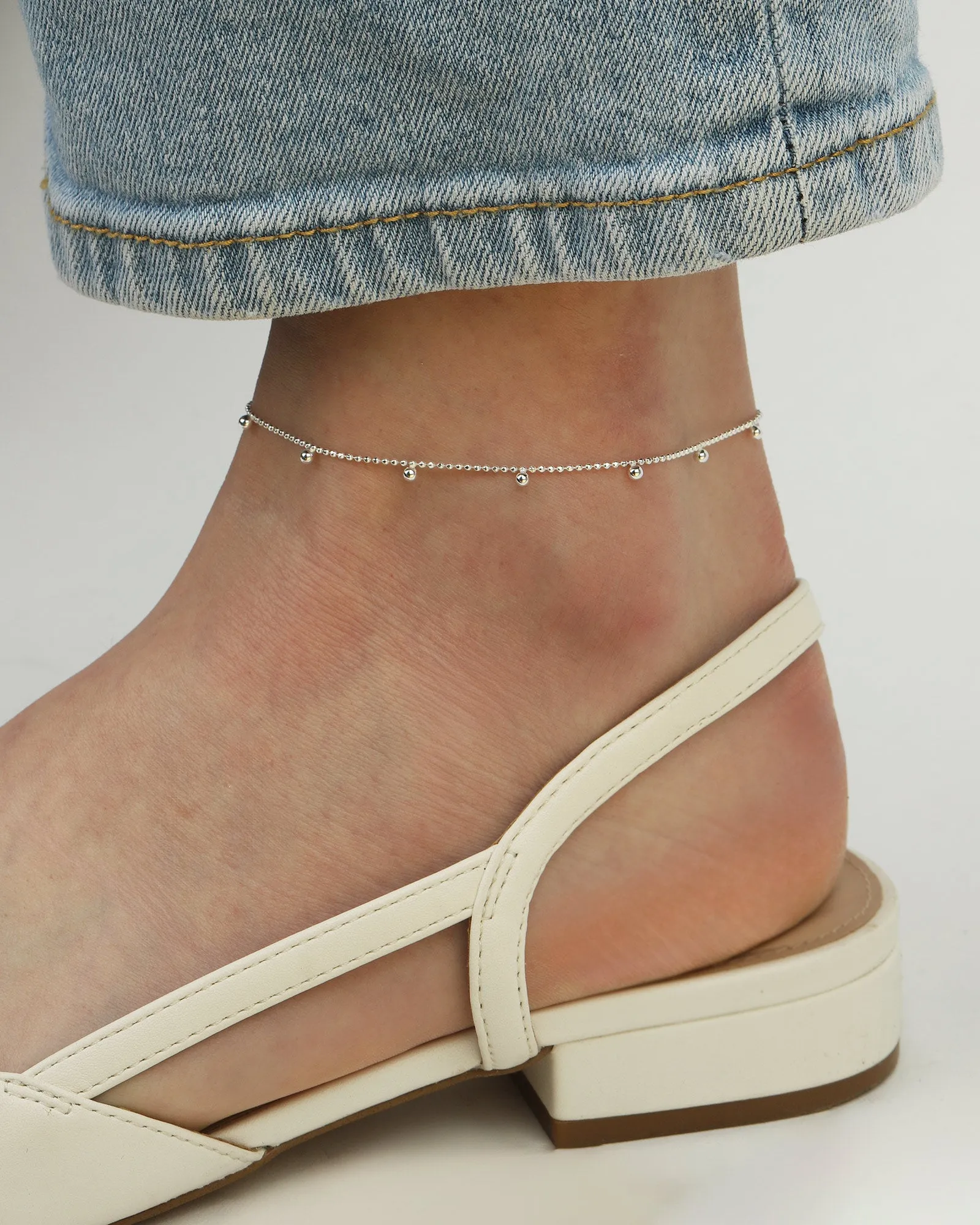 Ball Drop Chain Anklet