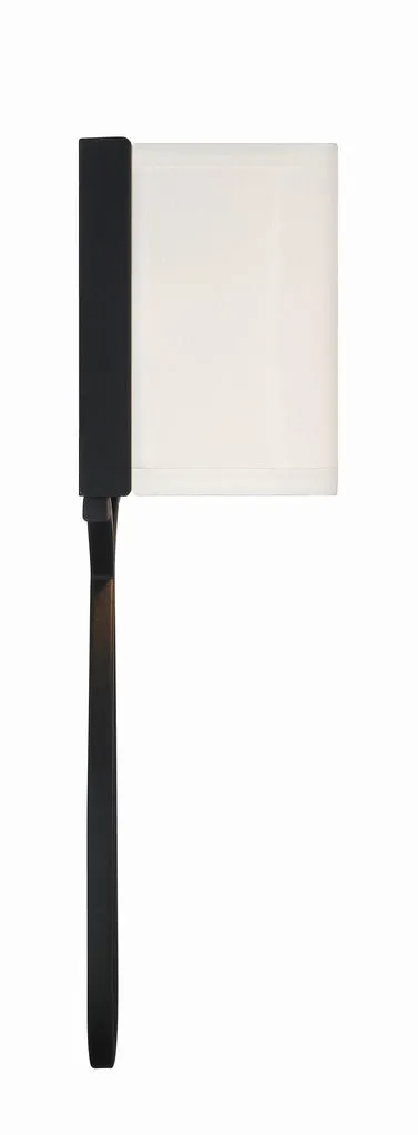Brinkley 2 Light Black Forged Sconce