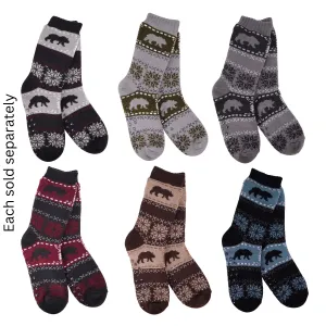 BUY ONE GET ONE FREE Men's Wilderness Ridge Thermal Slipper Socks