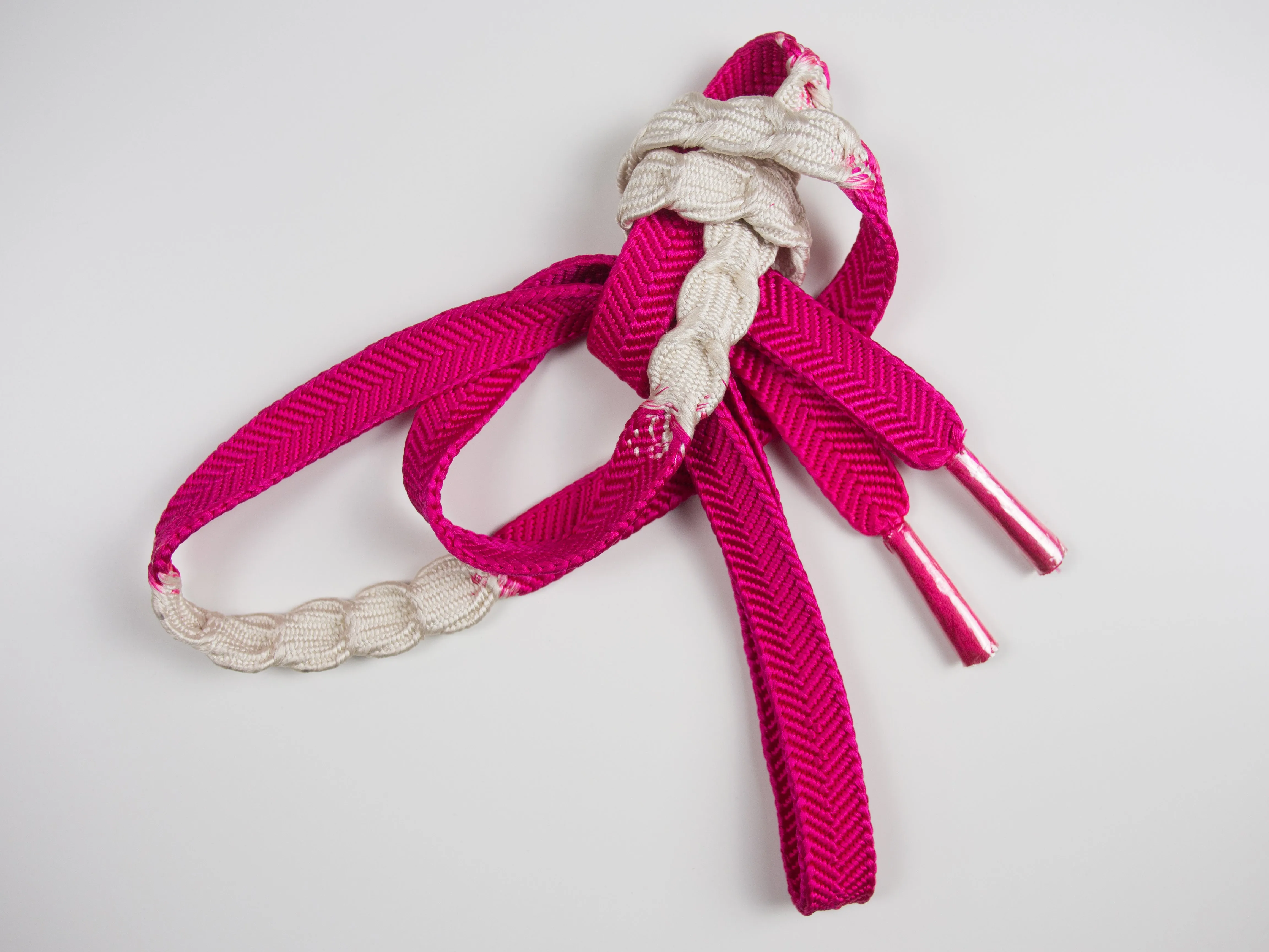Cerise & White Obijime