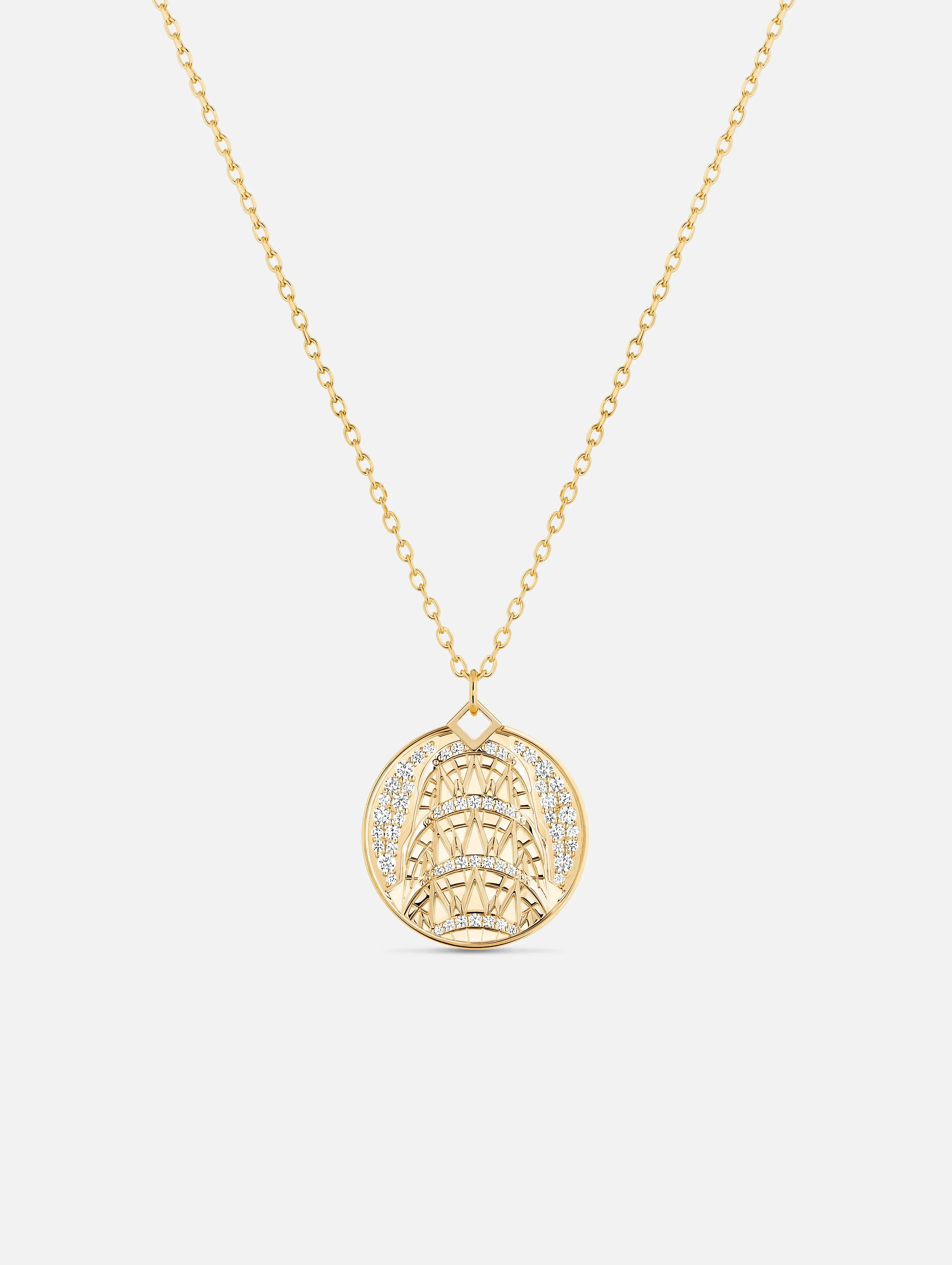 Chrysler Medallion in Yellow Gold