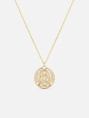Chrysler Medallion in Yellow Gold