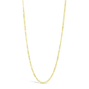 Collectible Travel Treasures™ Figaro Chain - 32" - 14k Gold Vermeil