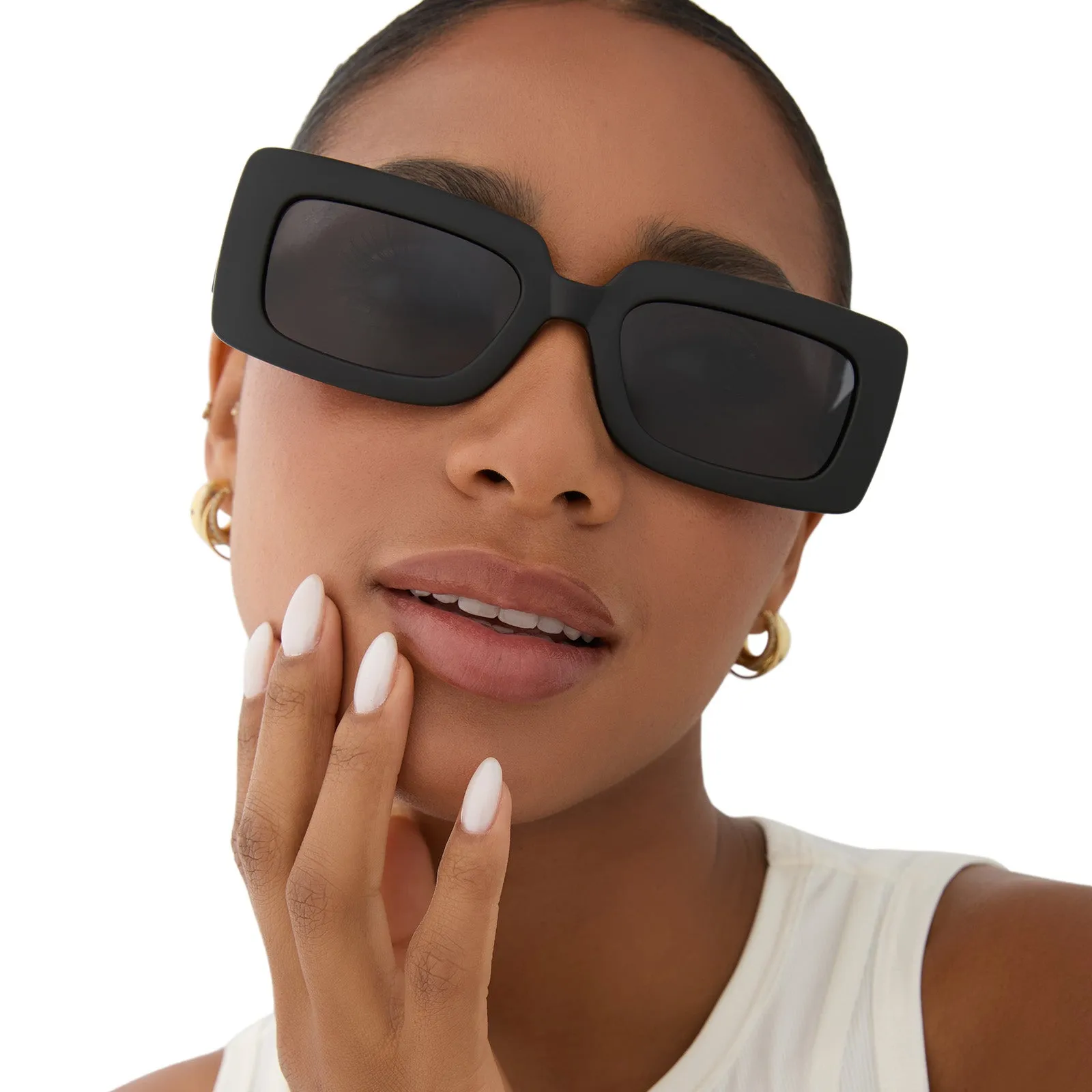 culver - matte black   grey polarized sunglasses