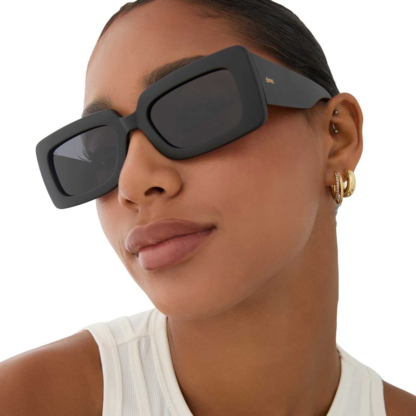 culver - matte black   grey polarized sunglasses