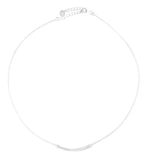 Curved Bar,Personalized Necklace