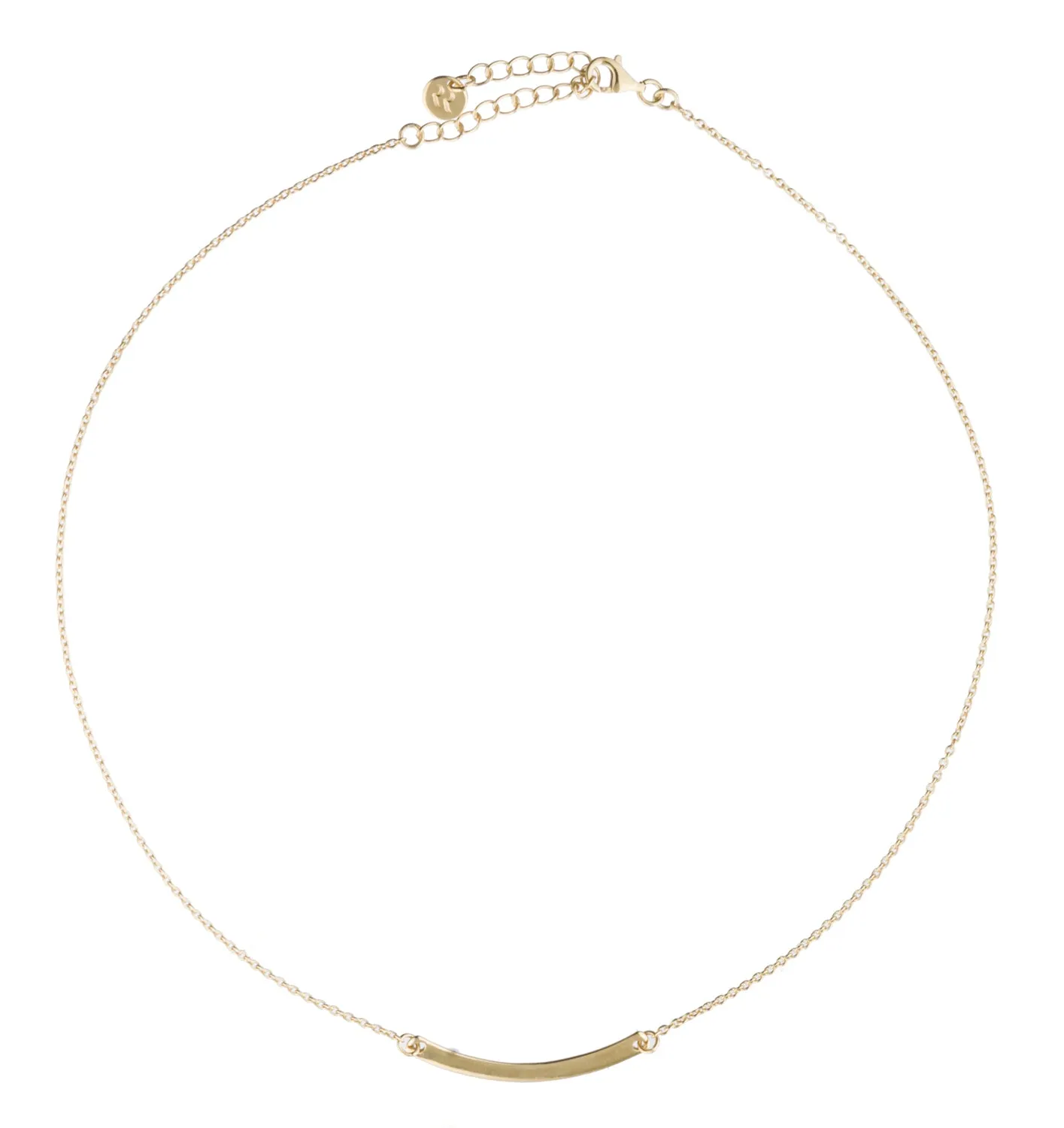 Curved Bar,Personalized Necklace