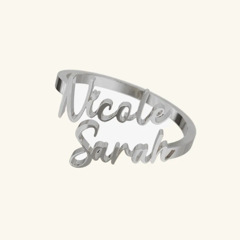 Customized Name Ring