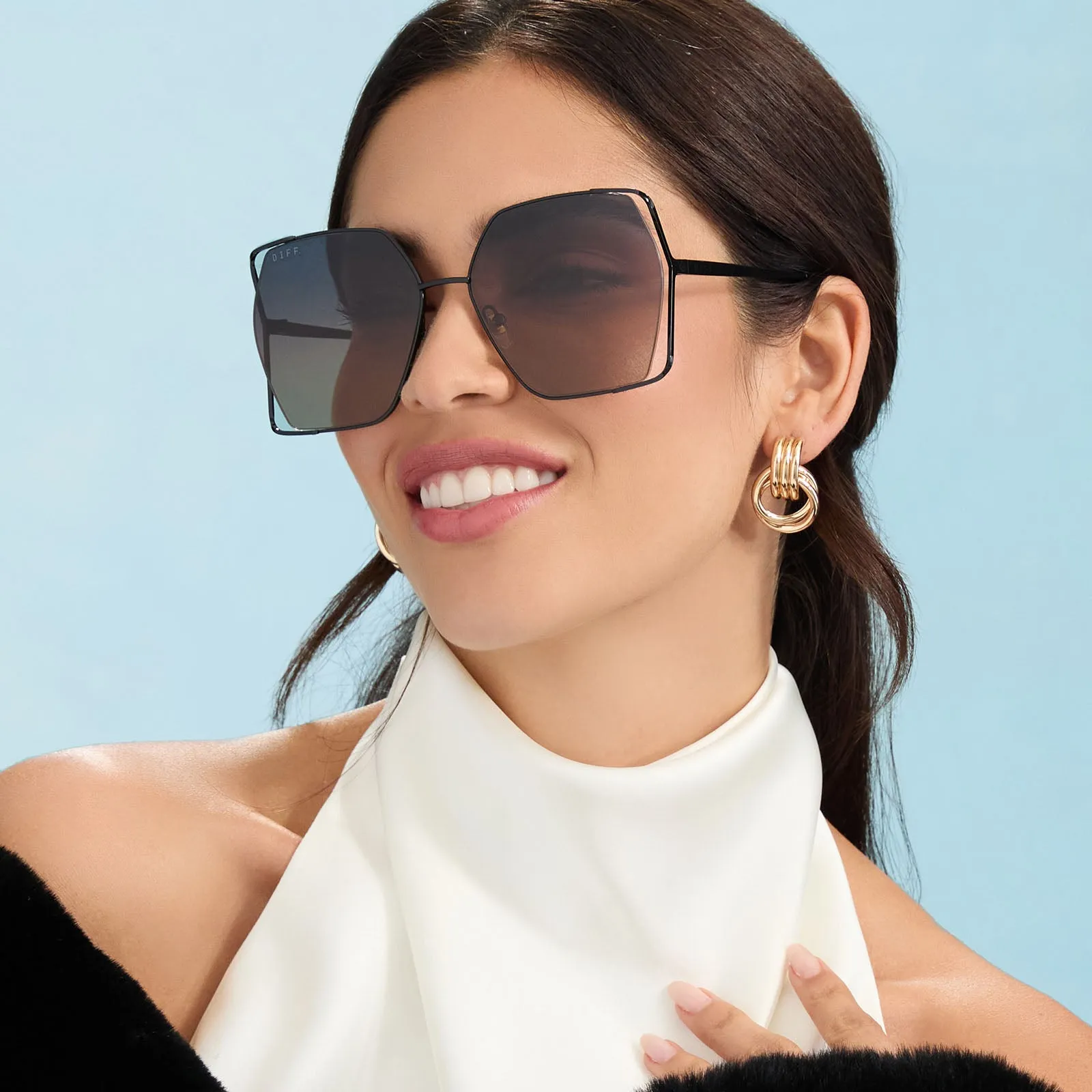 DONNA IV - BLACK   TWILIGHT GRADIENT   POLARIZED SUNGLASSES
