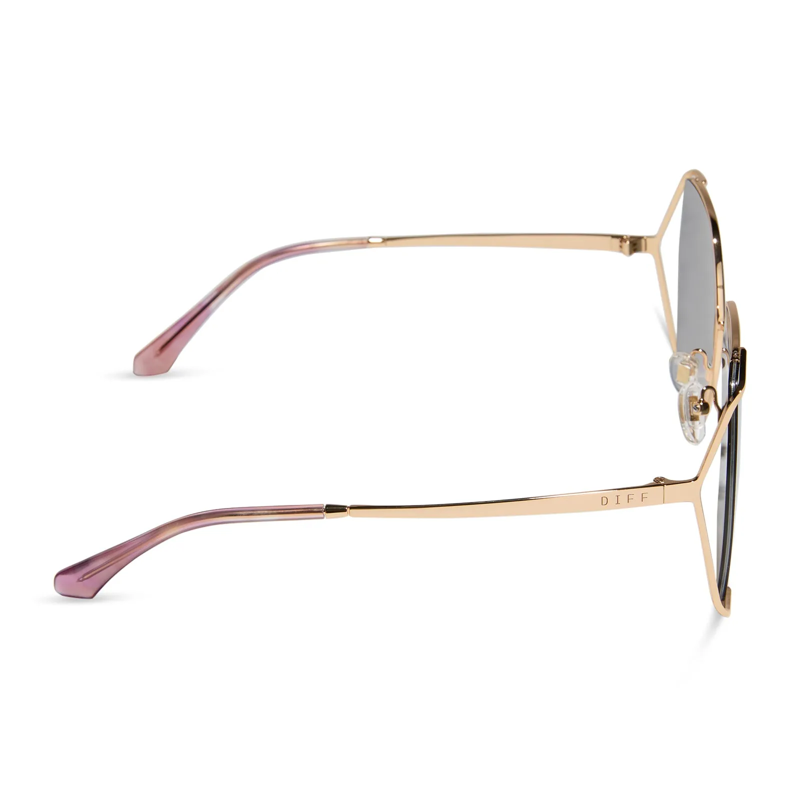 DONNA IV - GOLD   TAUPE MIRROR SUNGLASSES
