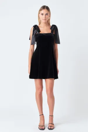 Drinks on Me Velvet Mini Dress **FINAL SALE