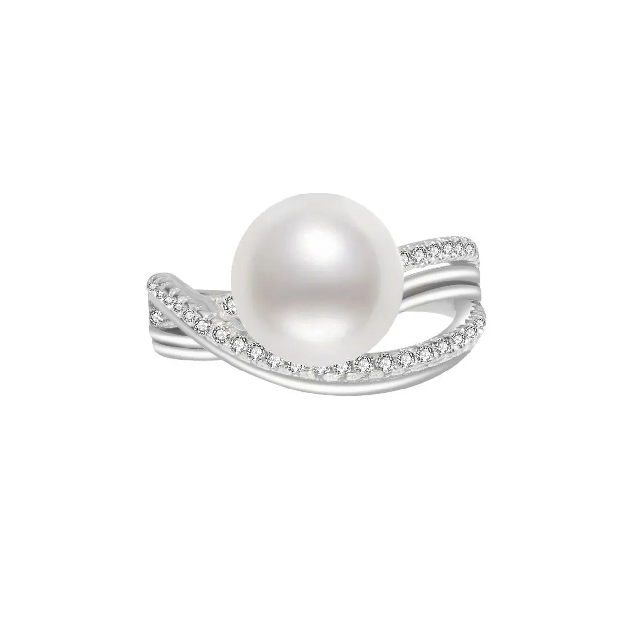 Elegant Freshwater Pearl Ring WR00070