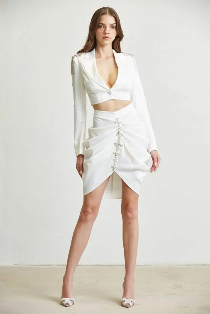 Elegant Satin Victoria Set