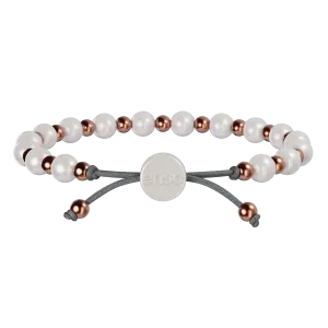 Embrace Bracelet - Pearl & Rose Gold