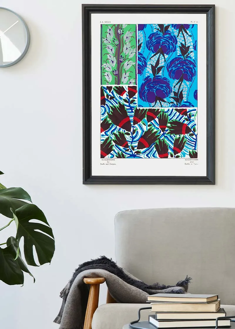 Emile-Alain Séguy Art Nouveau Pattern Print 037