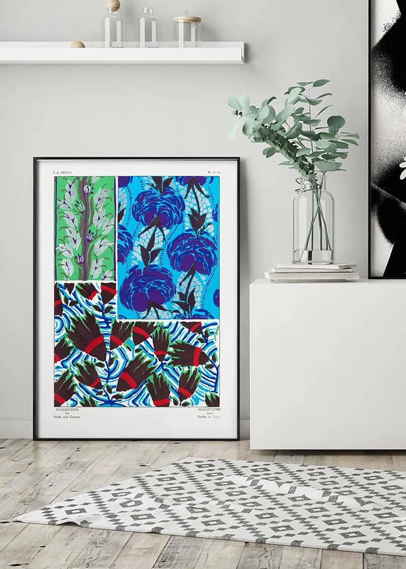 Emile-Alain Séguy Art Nouveau Pattern Print 037