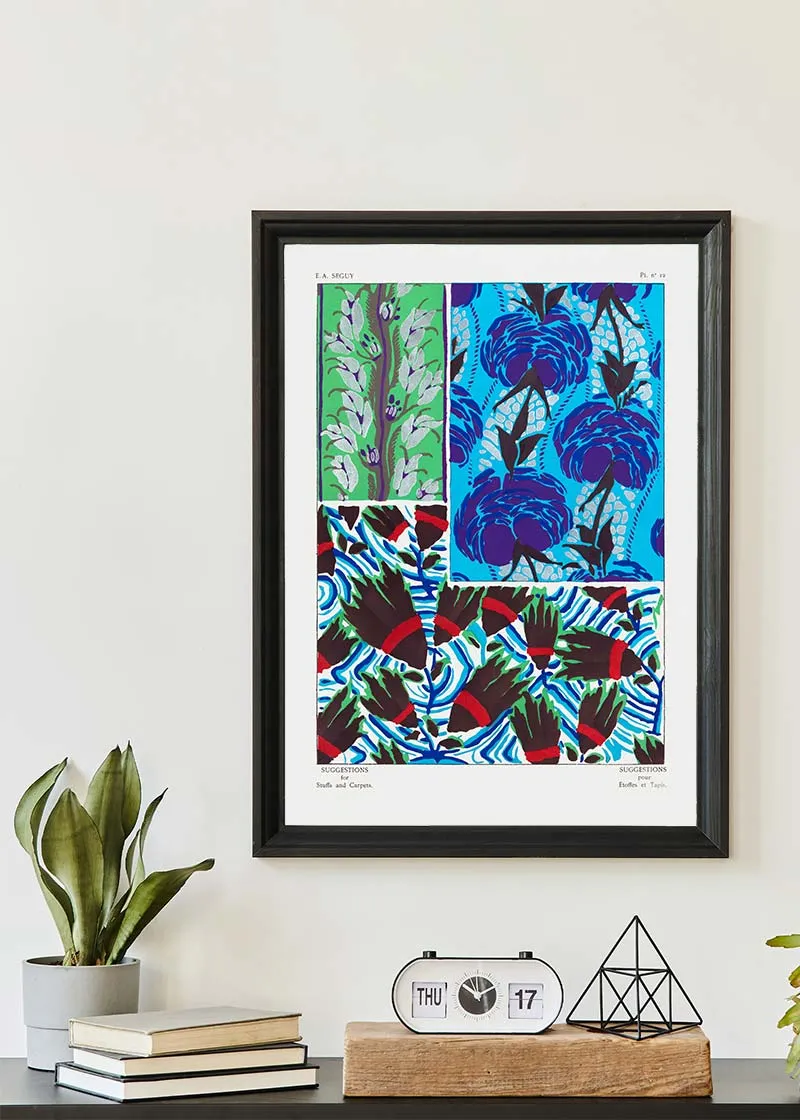 Emile-Alain Séguy Art Nouveau Pattern Print 037
