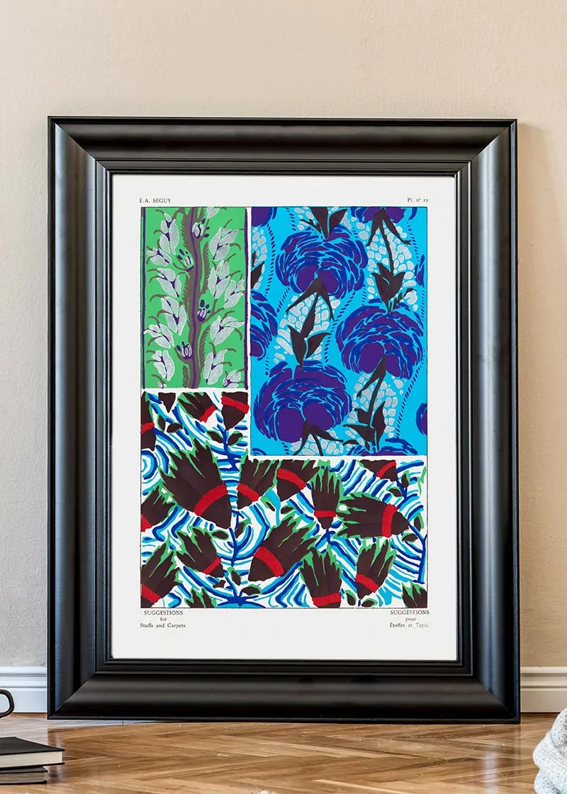Emile-Alain Séguy Art Nouveau Pattern Print 037