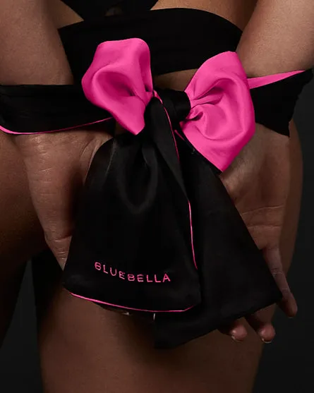 Estella Ties Black/Fuchsia Pink