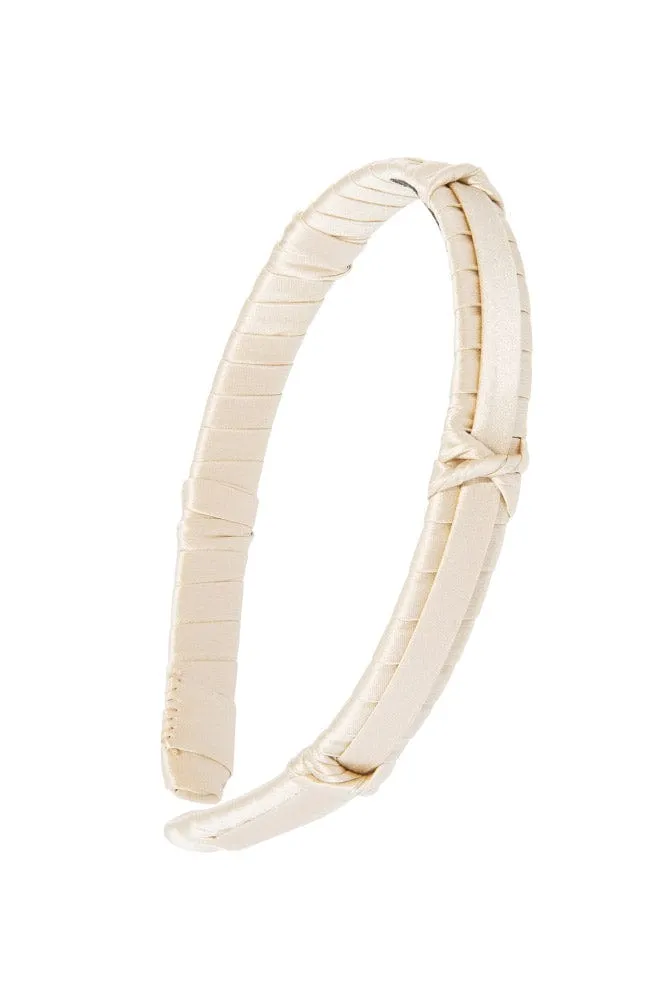 Five Knot 1/2" Ultracomfort Headband - Silk Charmeuse