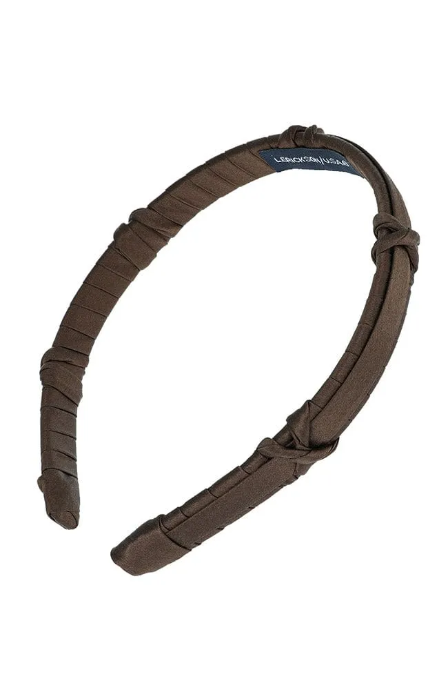 Five Knot 1/2" Ultracomfort Headband - Silk Charmeuse