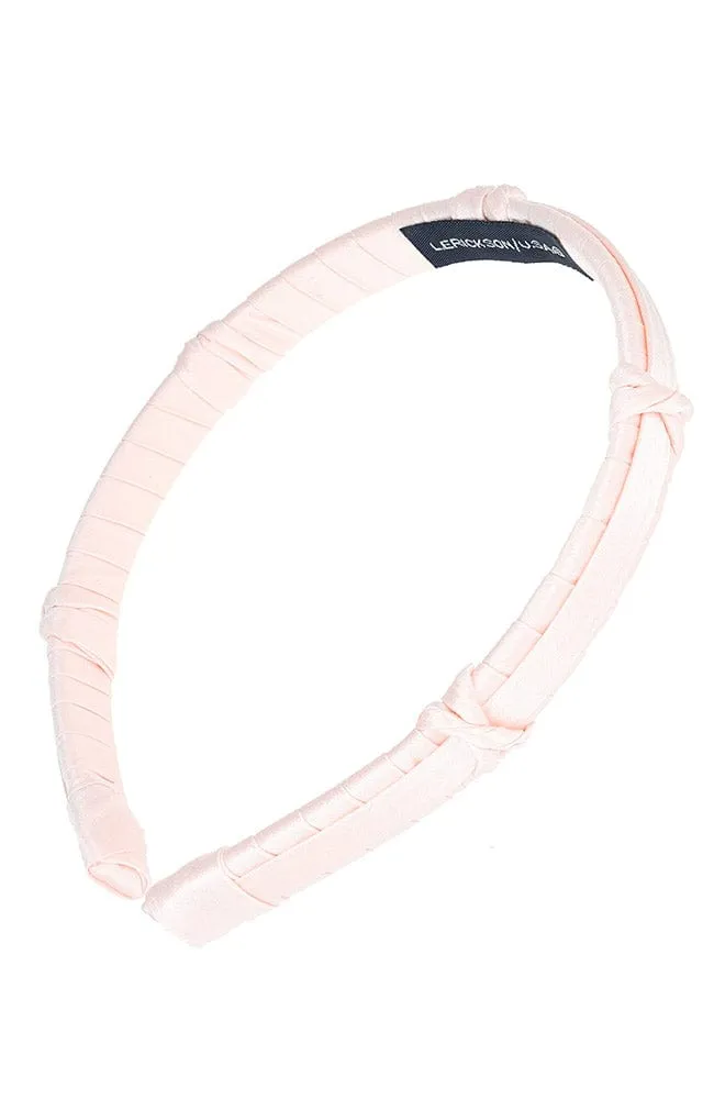 Five Knot 1/2" Ultracomfort Headband - Silk Charmeuse