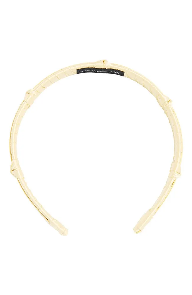 Five Knot 1/2" Ultracomfort Headband - Silk Charmeuse