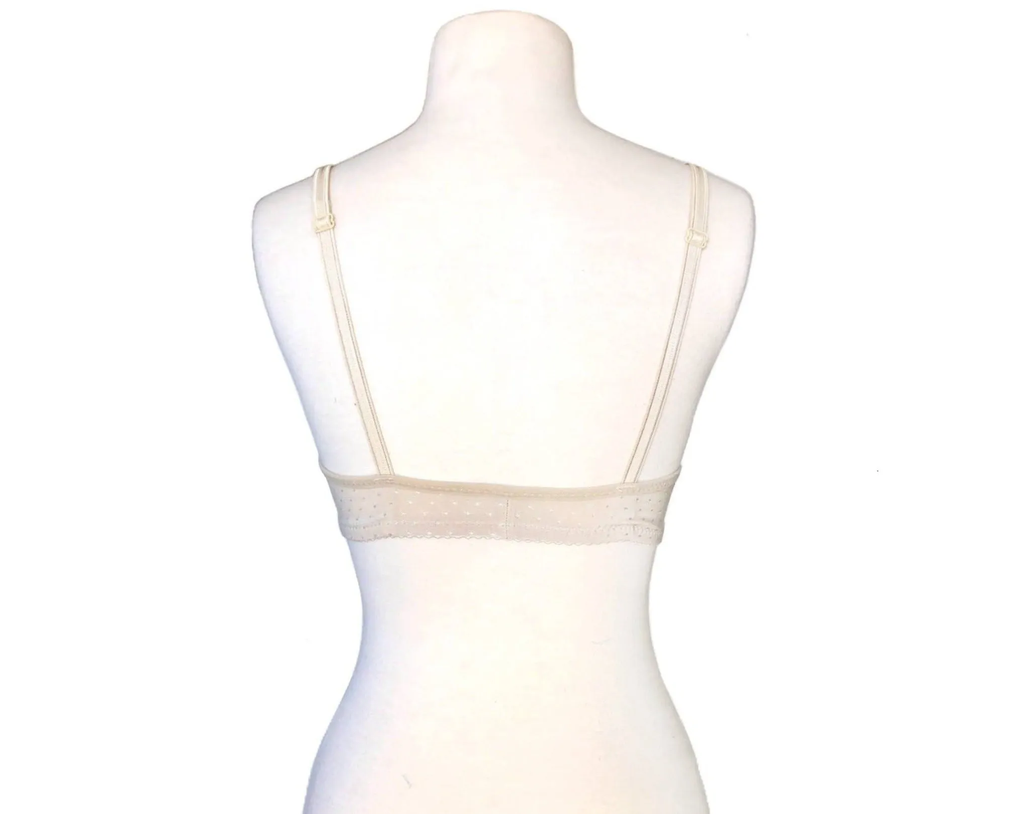 Front Close Polka Dot with Rhinestone Bras
