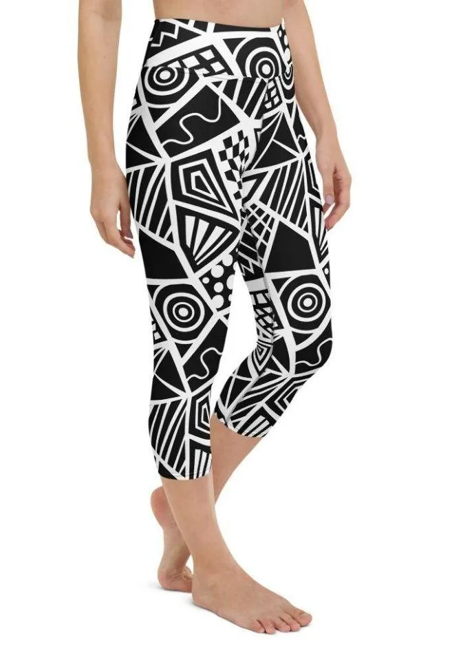 Geometric Shape Yoga Capris