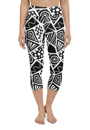 Geometric Shape Yoga Capris