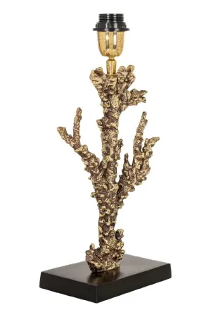 Gold Coral Table Lamp | OROA Jenthe
