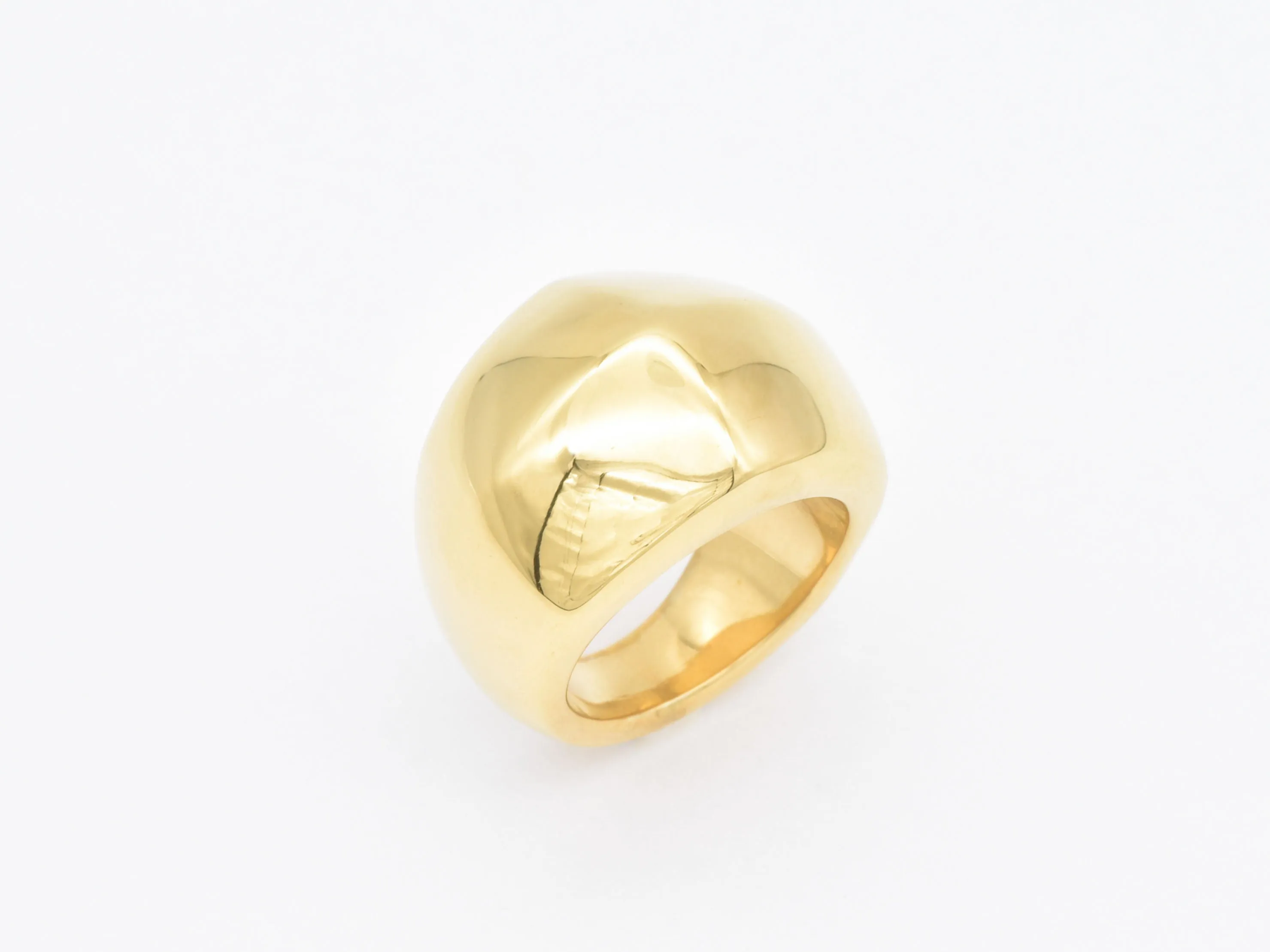 Gold Dome Ring - Statement Dome Ring, Chunky Gold Ring