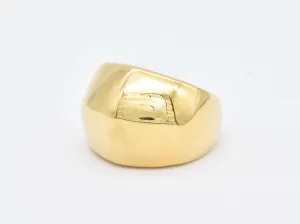 Gold Dome Ring - Statement Dome Ring, Chunky Gold Ring