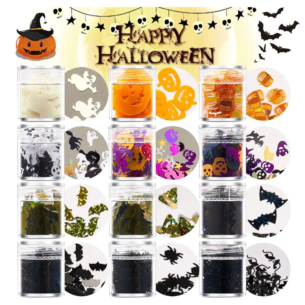 Halloween Nail Decoration Sequins