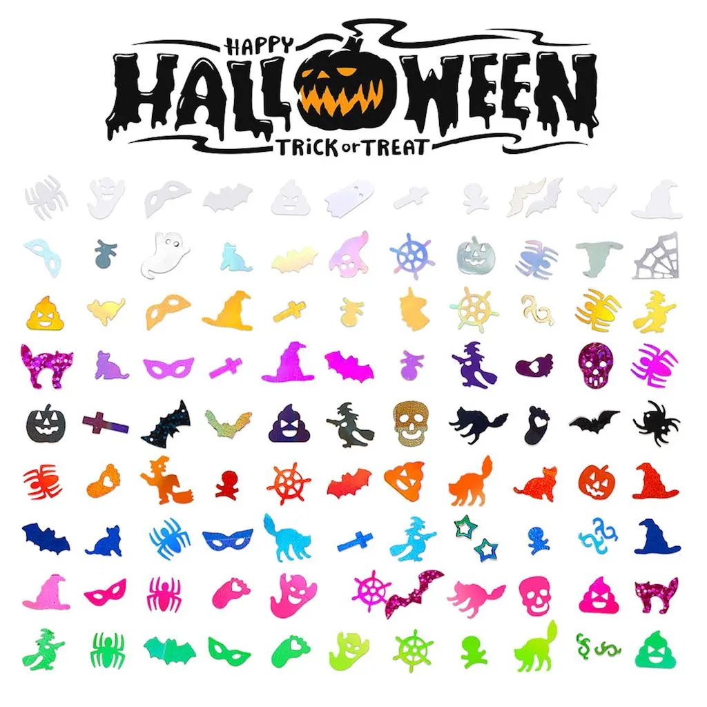 Halloween Nail Decoration Sequins