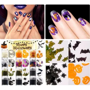 Halloween Nail Decoration Sequins