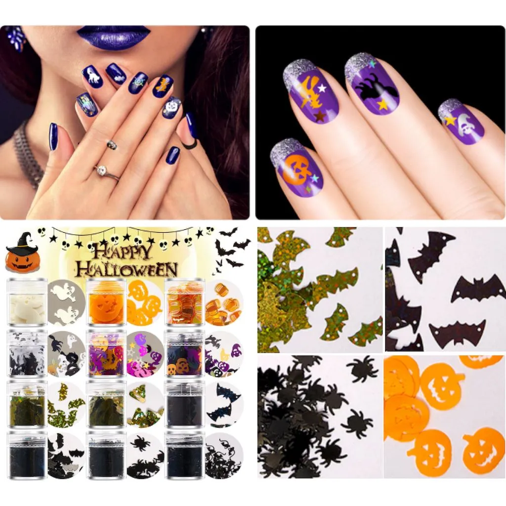Halloween Nail Decoration Sequins