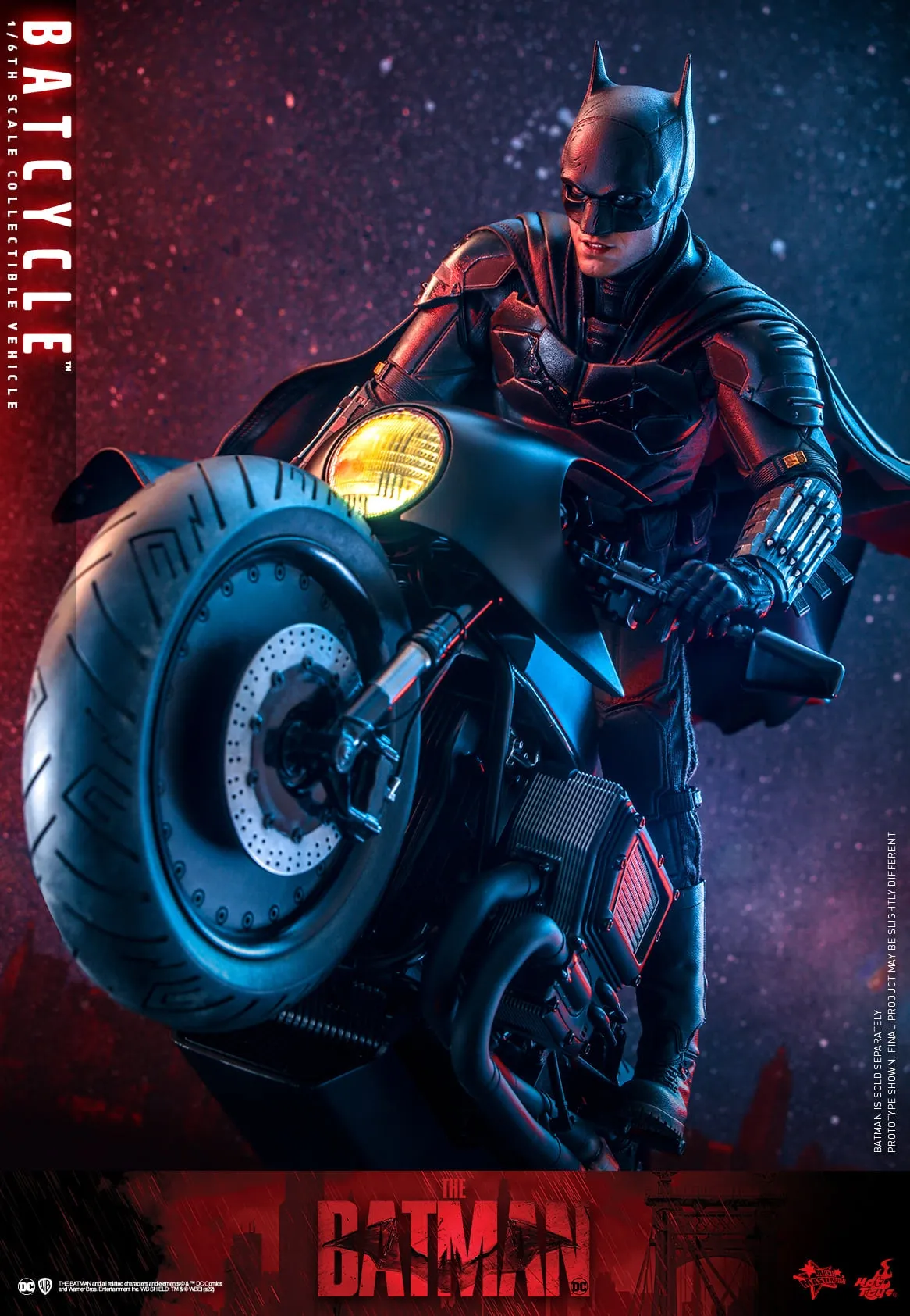 Hot Toys - MMS642 - The Batman - 1/6th scale Batcycle Collectible Vehicle