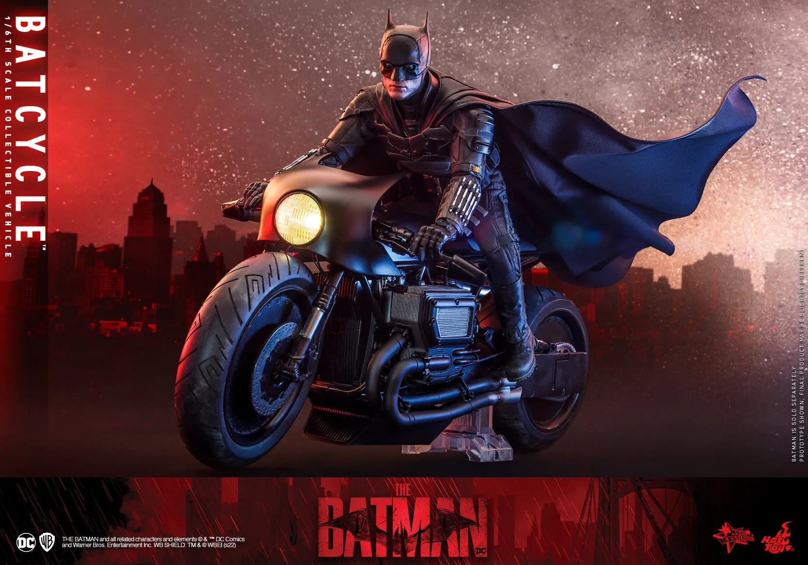 Hot Toys - MMS642 - The Batman - 1/6th scale Batcycle Collectible Vehicle